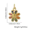 Venta Caliente Transfronteriza Joyería para Mujer con Microincrustación de Cobre Colgante Pequeño de Color Estilo Lujo Ligero Collar Versátil Joyería