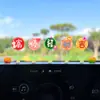 Texto Lindo Oscilante Bendición Flores Frescas Pantalla de Coche Eléctrico Consola Central Asiento del Copiloto Accesorios para Coche Adornos para Coche