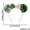 Nueva Diadema Corona Escoba Cabeza de Mickey Rosa Verde Diadema Decoración Fiesta Temática Wicked Diadema