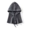 Atacado de Fábrica Caxemira Transfronteiriço Outono e Inverno Novo Chapéu Cachecol Integrado Chapéu Masculino e Feminino Proteção Contra Frio Quente Chapéu Cobertura de Cabeça Espessado