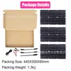 Panel solar 75W portátil para exteriores sistema de almacenamiento de energía solar set inversor 4000W controlador