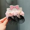Examen de grado de baile para niños, recogido, pequeña redecilla para el pelo, bolsillo para el pelo, pinza de resorte para niña, bolsillo para el pelo, cabeza esférica, rizador de pelo para niña