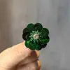 Coreia do Sul Mesmo Estilo Flor de Lantejoula Flor de Sapato Brilho Diamante Miçanga Feita à Mão Estilo Coreano Doce Alto Senso Flor Decorativa para Sapato Joia de Sapato