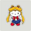 Broche Acrílico Desenho Animado Broche Gato Fofo Emblema Patch para Capinha de Celular Acessórios Pin para Mochila de Estudante Patch Pingente