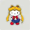 Broche de acrílico de desenho animado, distintivo de gato fofo, patch para capa de celular, pino para mochila de estudante, pingente de acessório, patch