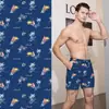 Pantalones de Playa Multicolor para Hombre Talla Grande Secado Rápido Sueltos Finos de Cinco Puntos Pantalones Cortos para Hombre Deportivos Casuales Estampado Digital