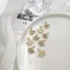 Accesorios de joyería vintage collar con colgante de diamante diy pendientes pendientes corazón de amor estrella estrella rosa alce