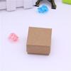 Caja de embalaje para joyería de pendientes DIY, caja de papel pequeña con cubierta de cielo y tierra, caja de papel kraft retro para anillos, venta al por mayor, disponible en stock