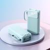 Power Bank Nuevo Modelo Transfronterizo con Cable Integrado 50000Mah Carga Rápida Pd22.5W Fuente de Alimentación Móvil Universal de 4 Cables para Teléfonos Móviles
