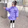 Abrigo de Invierno de Algodón con Plumón para Niñas 2025 Nueva Chaqueta de Invierno de Algodón Polar para Bebés Ropa Exterior Gruesa y Elegante