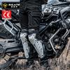 Protector de rodillas y codos para motocicleta, equipo de protección para hombres y mujeres, protector de piernas para motocicleta, protector transpirable de verano para exteriores.