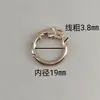 Em estoque fábrica argola de mola joias DIY Não. 1 chaveiro de anel aberto de streamer ferragens acessórios de ferragens para bagagem