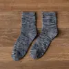 Meias Quentes de Inverno para Homens, Meias Grossas de Inverno, Meias de Cano Médio com Forro de Fleece e Laço, Antiodor, Absorventes de Suor, Respiráveis, Meias para Casa de Outono e Inverno