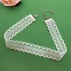 Corea del Sur Collar de Encaje Moda Femenina Personalidad Sencilla Versátil Hueco Encaje Collar Cadena de Collar Accesorios Explosivos Europeos y Americanos