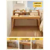 Mesa com Estante Integrada Mesa de Estudo Doméstico para Estudantes Mesa de Escritório Simples Novo Modelo 2026 Mesa de Computador de Parede para Quarto