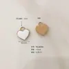Colgante de Melocotón Corazón Forma de Corazón Esmalte Aleación Colorido Simple Materiales para Pendientes DIY Accesorios para Joyería DIY