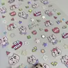 Pegatinas para Uñas 3D en Relieve de Zaemon Gordito Shin-Chan Portavasos con Tapa de Bolígrafo Cámara CCD Pegatinas para Teléfono DIY