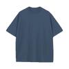 Camiseta de Manga Corta para Hombre de Algodón Puro Pesado 230g, Talla Europea Transfronteriza, Corte Holgado, Hombro Caído, Color Sólido, Camiseta Base, Camiseta de Marca de Moda para Hombre