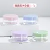 Niliya Creme Facial Colorido Frasco Refilável Portátil para Viagem Creme para Olhos Base Líquida Produtos para Cuidados com a Pele Cosméticos Amostra Frasco Vazio