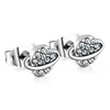Pendientes INS nuevos transfronterizos para mujer, simples, pequeños, exquisitos, de alto grado, temperamento, Baita, celebridad de Internet, pendientes de nicho, venta al por mayor