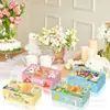 HZ016 Comercio Exterior Conejo de Pascua Huevo Pollito con Ventana Fiesta Festiva Regalo Caja de Dulces