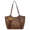 Bolsa tote única e estilosa para mulheres, nova bolsa de ombro e debaixo do braço de grande capacidade vintage, bolsa de mão para o dia a dia