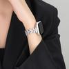 Adecuado para correa de apple watch metal iwatch76 pulsera de cola de pez con diamantes de alta calidad pulsera 41/40