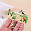 Serie Original de Chengdu Panda de Metal Jardín Jinli Casa de Du Fu Montaña Qingcheng Callejón Kuanzhai Atracción Base Refrigerador