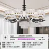 Lustre de Cristal Simples de Luxo Leve Moderno Luxuoso Sala de Estar Sala de Jantar Quarto Lâmpada de Cristal Atmosférica Edifício Duplicado Novas Lâmpadas