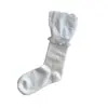 Calcetines de Encaje de Primavera y Verano, Calcetines de Felpa para Mujer, Calcetines Finos hasta la Pantorrilla Lolita, Calcetines Transpirables hasta Media Pantorrilla de Estilo Dulce Japonés, Deseo Puro