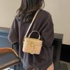 Bolso Texket de Color Contrastante de Nicho Bolso Pequeño para Mujer 2025 Nuevo Moderno Moda Versátil Casual Bolso de Hombro Cruzado