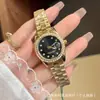 Reloj Serie Datejust 28mm Moderno y a la Moda Rolex Reloj para Mujer Reloj de Cuarzo con Bisel de Diamantes y Esfera de Diamantes Reloj Datejust para Mujer