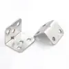 Soporte de Esquina en Forma de L de Acero Inoxidable Placa de Soporte de Esquina en Forma de 7 Conector de Ángulo en L Ferretería para Muebles Porosa Accesorios Fabricante de Gabinetes Venta al por Mayor