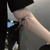 Adesivos de Tatuagem Aranha Vermelha à Prova d'Água Mini Adesivos de Tatuagem Personalizados Simulação Maquiagem de Halloween