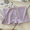 Calzoncillos tipo bóxer para mujer Anti-Exposición Algodón Puro Ropa Interior Cintura Media para Niñas Entrepierna de Algodón Puro Shorts de Seguridad Shorts de Bóxer Leggings para Estudiantes