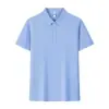 Camisa Polo Transpirable, de Secado Rápido, sin Costuras, Piqué de Alta Calidad, Manga Corta, Ropa de Trabajo con Logo de Grupo Corporativo Impreso
