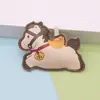 Productos Culturales y Creativos: Hazte Rico Pronto, Buena Suerte, Llavero de Carro de Caballo Pequeño, Colgante para Bolso, Colgante del Año Zodiacal, Llavero de Regalo Promocional