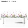Nuevo Tema Vajilla Fiesta de Flores Mariposa Salvia Flor Silvestre Mantel Plato de Papel Vaso Servilleta Suministros Decoración Fiesta