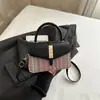 Bolso Nuevo con Hebilla 2026 para Mujer, Bolso de Hombro Casual de Moda con Bloques de Color, Bolso de Playa Sencillo, Bolso de Hombro para Mujer