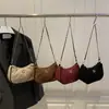 Bolso Acolchado de Cadena Estilo Tweed para Mujer 2025 Nuevo Bolso de Hombro Axila de Terciopelo de Ciervo Escarchado Bolso Cruzado de Alto Valor