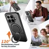 Comercio Electrónico Transfronterizo Aplicable Xiaomi 17T Pro Soporte Funda para Teléfono Magnética para Coche Dos en Uno Funda a Prueba de Caídas Poco x8