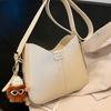 Bolso de axila con textura sencilla, bolso de mujer 2023, otoño e invierno, nuevo bolso de mensajero informal de nicho, moda versátil para dama
