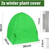 Cubierta de Tela No Tejida para Protección contra Heladas de Plantas, Cubierta de Protección contra Heladas para Arbustos, Cubierta de Protección contra el Frío y las Heladas para Plantas, Carpa Calentadora para Plantas, Producto de Venta Caliente Transfronteriza