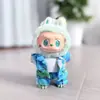 Solo ropa] la primera y segunda generación Labubu muñeco tela tela colgante correa falda sentada fiesta ángel lazo adorable