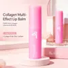 Stick Multiefecto Rosa de Colágeno PDRN Transfronterizo para Rostro y Labios, Stick Hidratante para Hidratar, Iluminar y Nutrir la Piel
