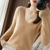 Agotado====================Nuevo Suéter Pulóver Otoño e Invierno para Mujer, Camisa Lisa para Capas Interiores