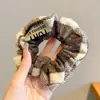 Goma para el pelo con lazo estilo coreano para mujer, Cuerda para el pelo de alta gama, Dulce y linda, Goma para coleta extragrande, Banda elástica