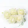 Flores Artificiais em Tons Brancos, Arranjo de Cena com Flores Falsas, Acessório de Cabelo com Cabeça de Flor, Guirlanda para Chapéu de Formatura, Flores para Casamento, de Alta Qualidade e Realistas