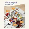 Estante de Almacenamiento de Juguetes para Niños Estante de Almacenamiento de Snacks de Múltiples Capas Librero para Bebés de Pie para el Hogar Gabinete de Almacenamiento para la Sala de Estar Estante para Juguetes