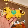 Broche del Año del Caballo, Accesorios de Año Nuevo Peludos y Lindos, Colgante de Pony, Muñeca Pequeña, Figura de Dibujos Animados, Accesorios para Bolsos y Ropa para Mujeres